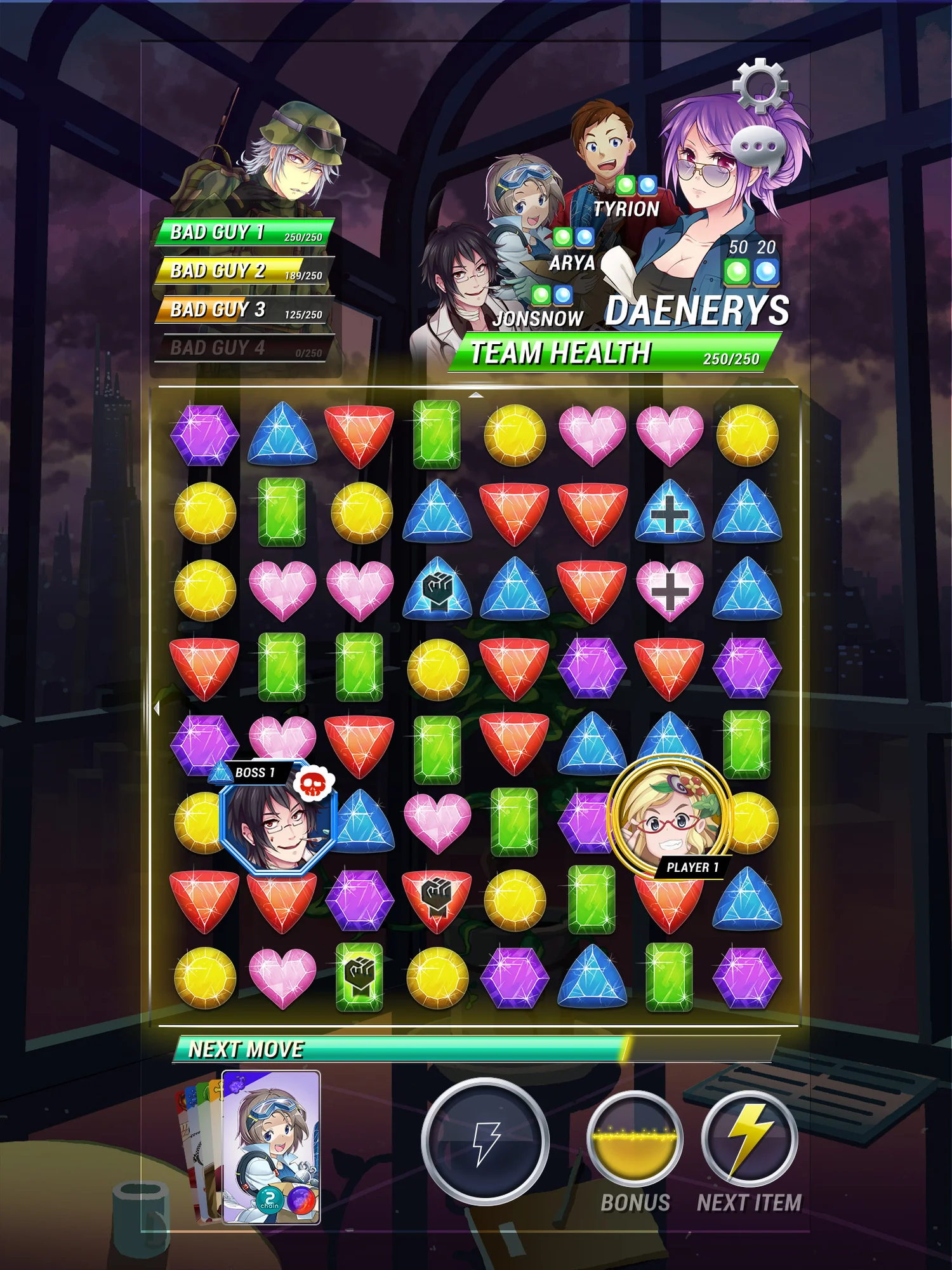 Evolution of a Battle Screen