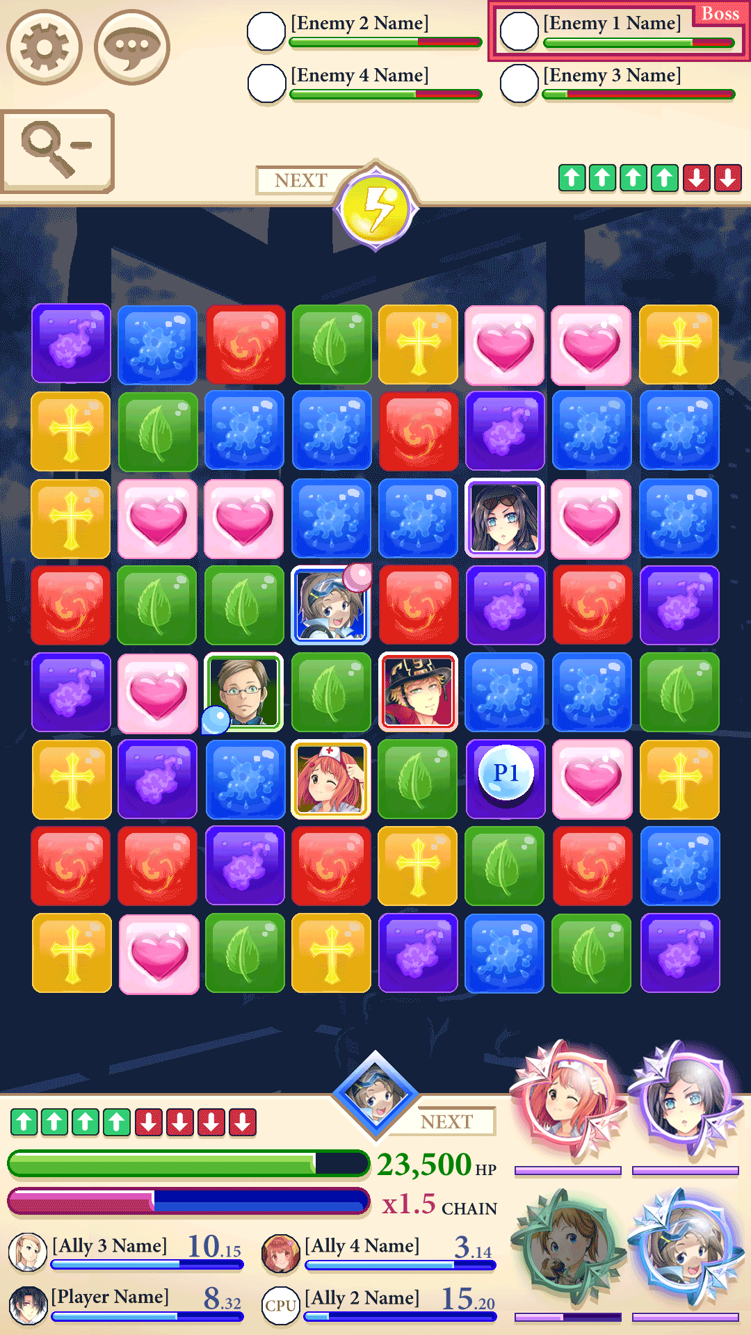 Evolution of a Battle Screen