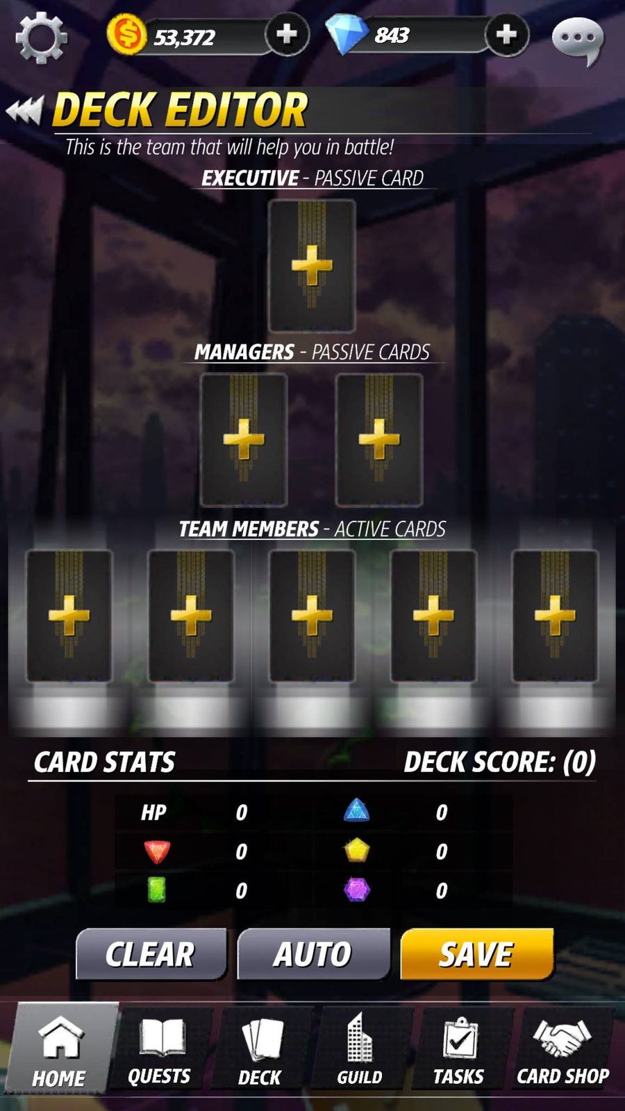 Chief Puzzle Officer — deck editor