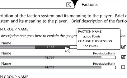 World of Warcraft — Factions Tooltip Spec