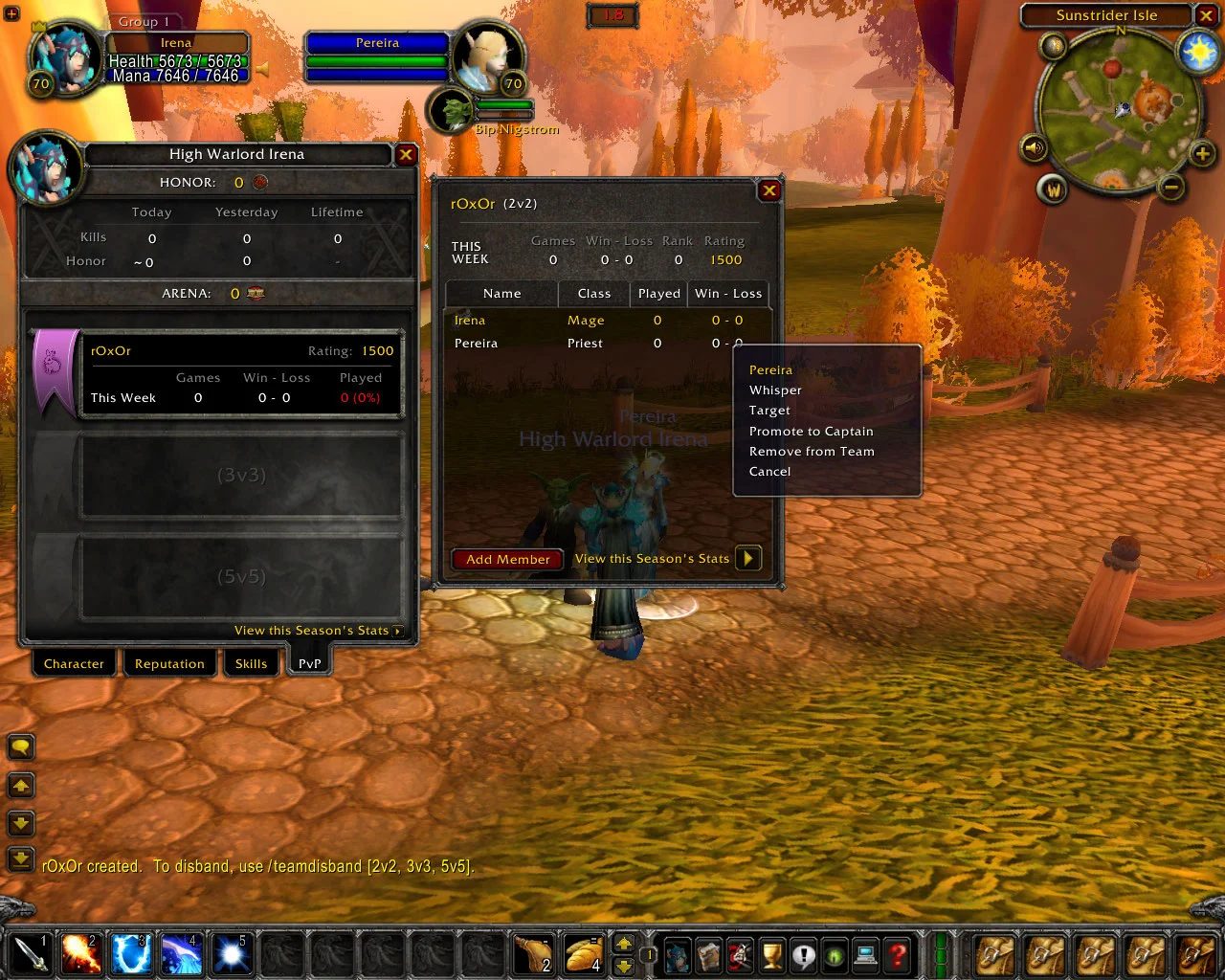 World of Warcraft — PvP UI