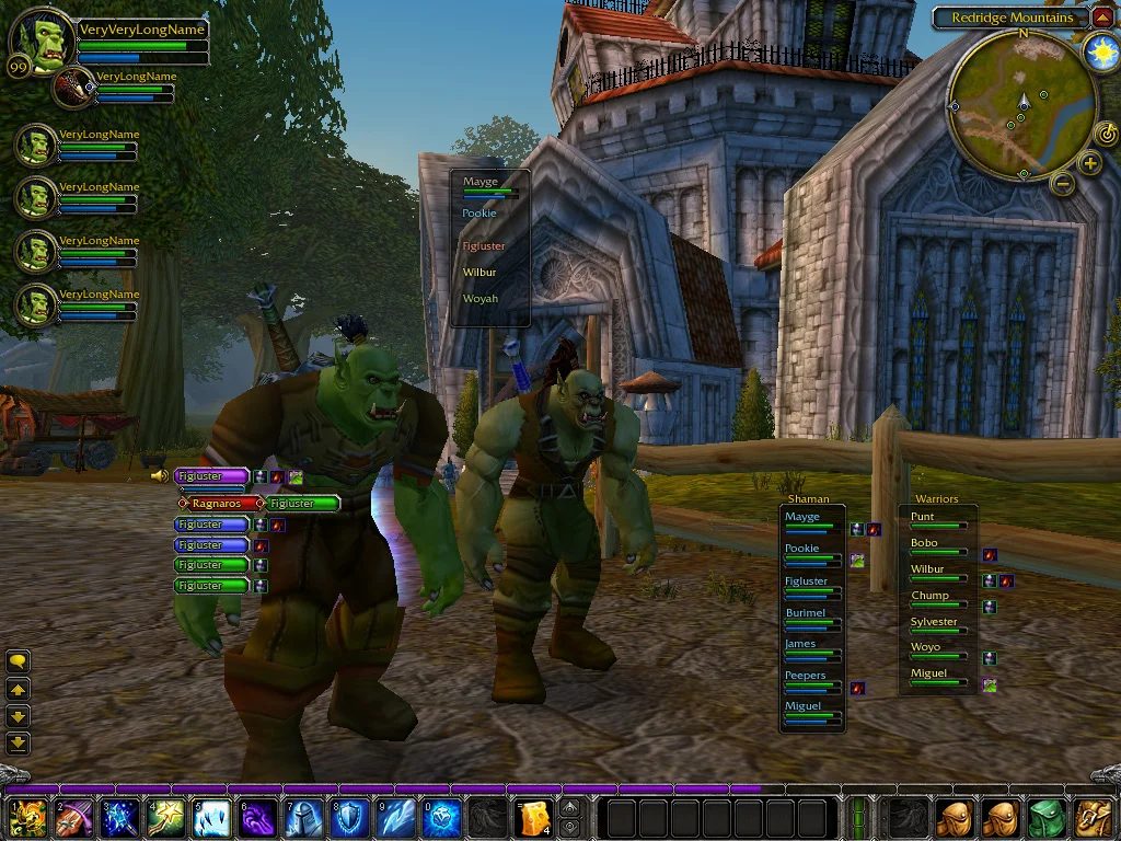 World of Warcraft — Raid Frames